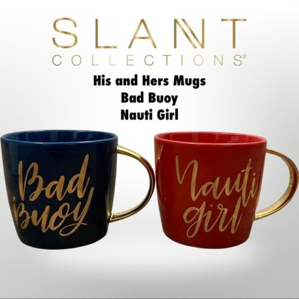 Slant Collection His and Hers Party Mug